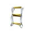 Safe and durable hot selling  telescopic folding 7m rope ladder